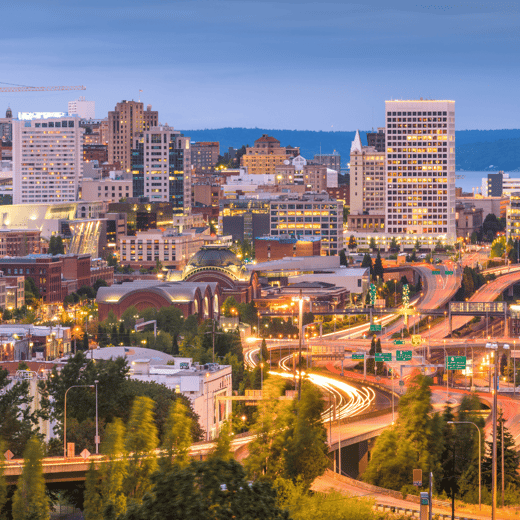 Tacoma USA skyline