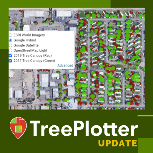 TreePlotter CANOPY Display Raw Data